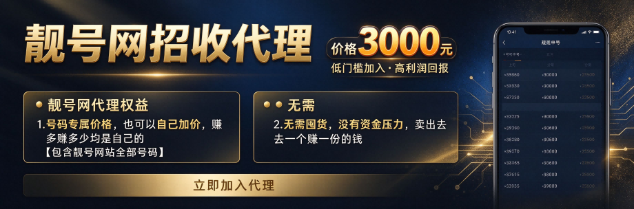 靓号网代理介绍